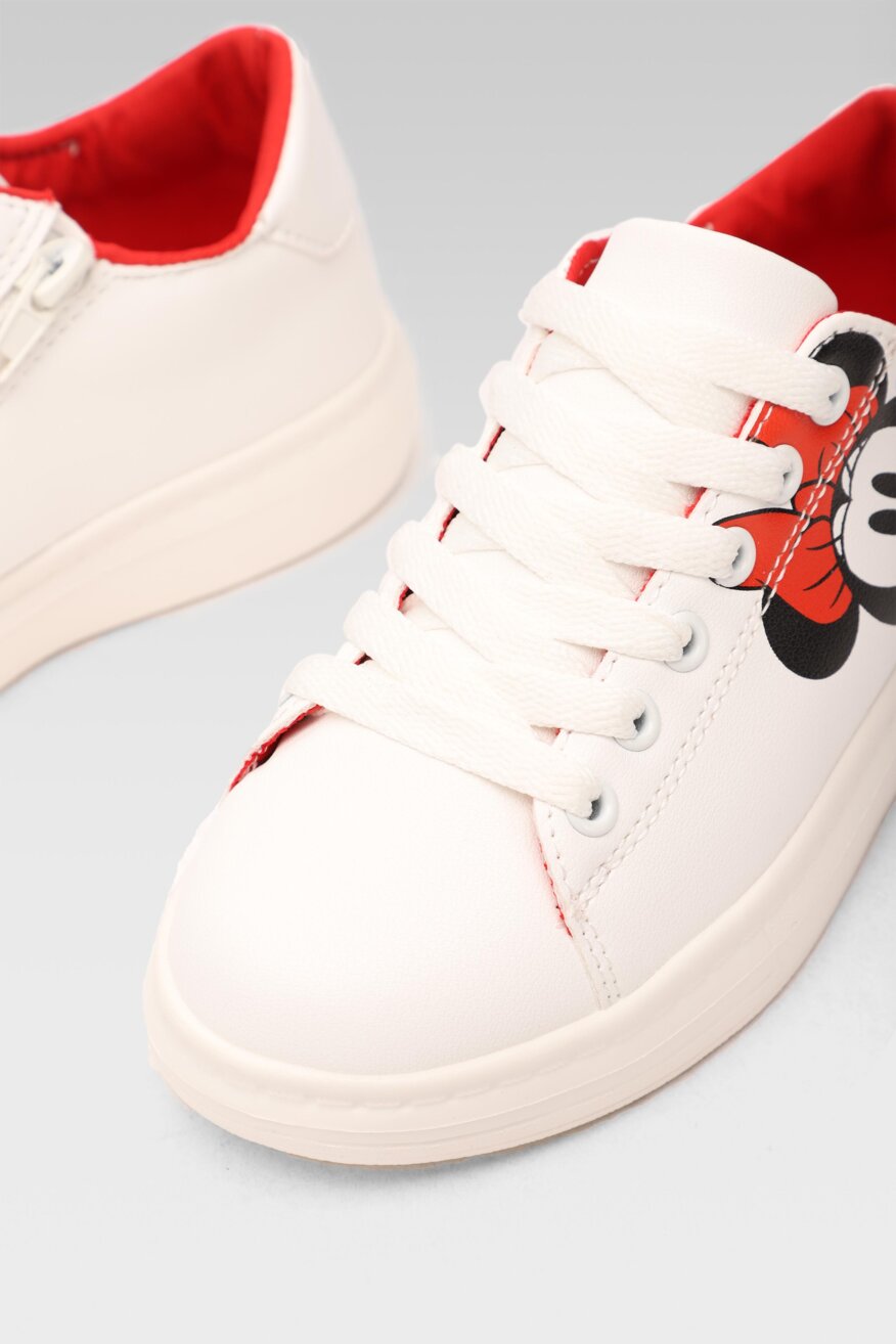 
                Mickey&Friends - Półbuty z printem białe - 5903698353142