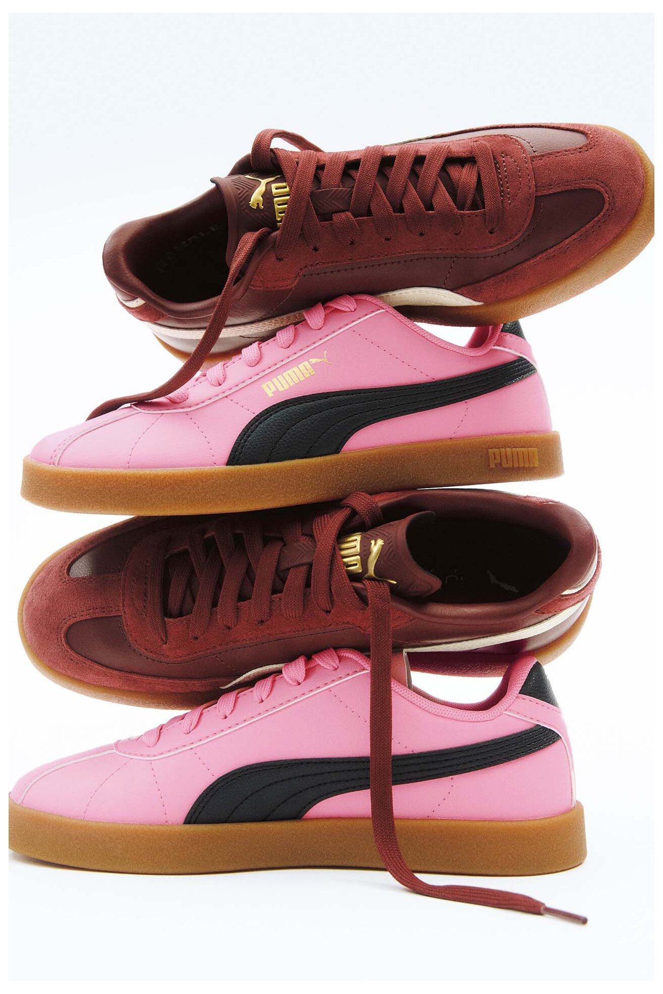 Încălțăminte sport Puma C-CLUB II SL JR 40358205 ROZ