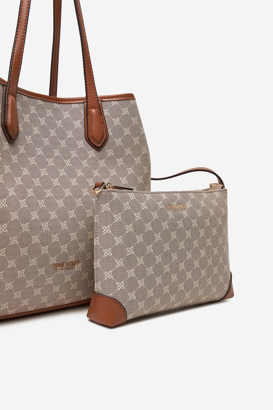 NINE WEST - Duża torebka shopper - 5906751030950