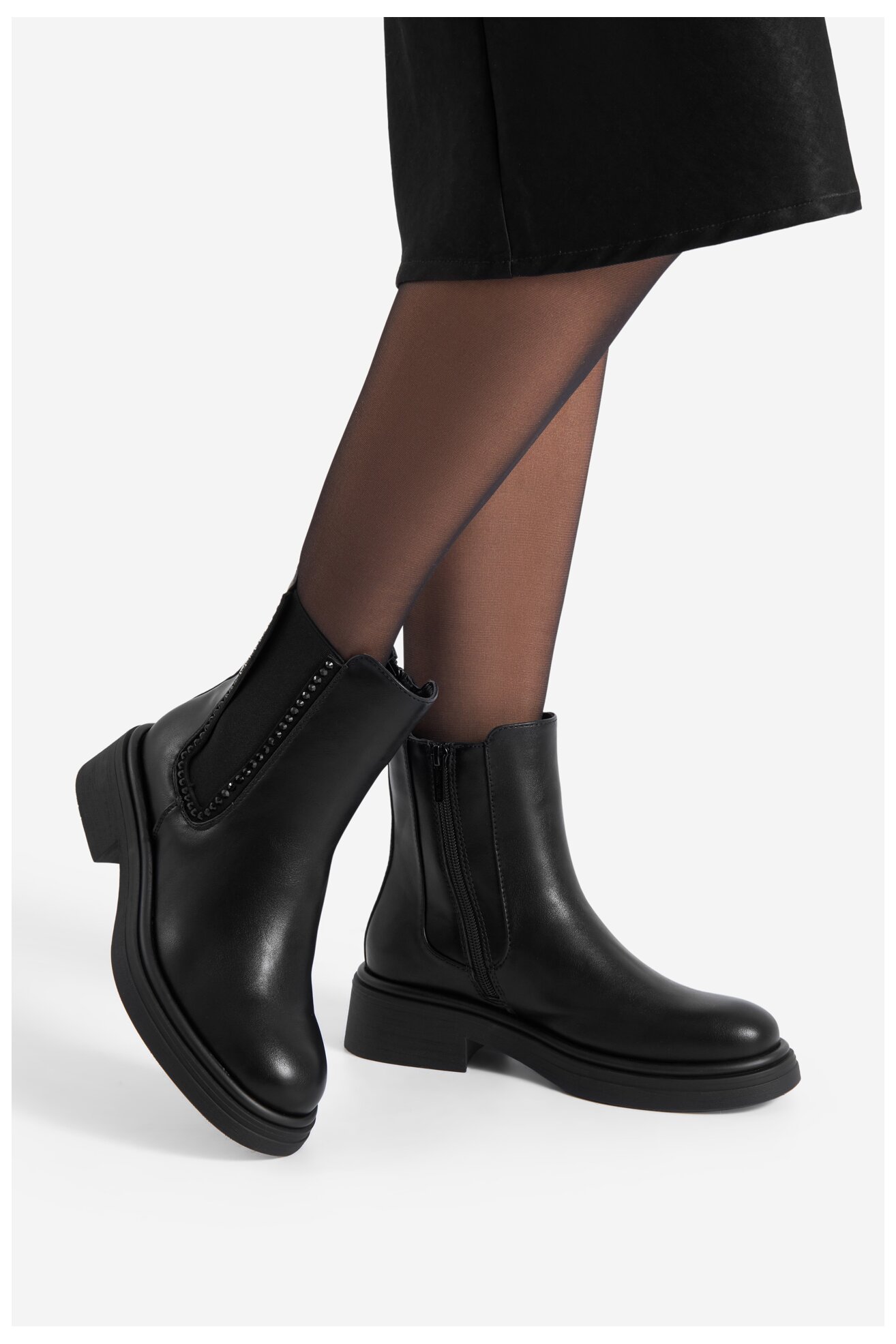 Kratke čizme Jenny Fairy WS6368-01 CRNA