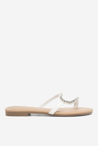 Шльопанець DeeZee GIVE ME ALL LS5712-13A БІЛИЙ