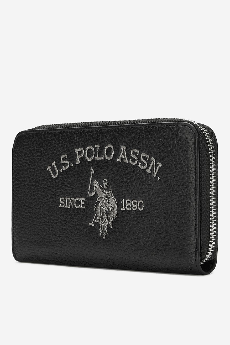 
                Дамски портфейл U.S. POLO ASSN. ЧЕРЕН - 5905588990642