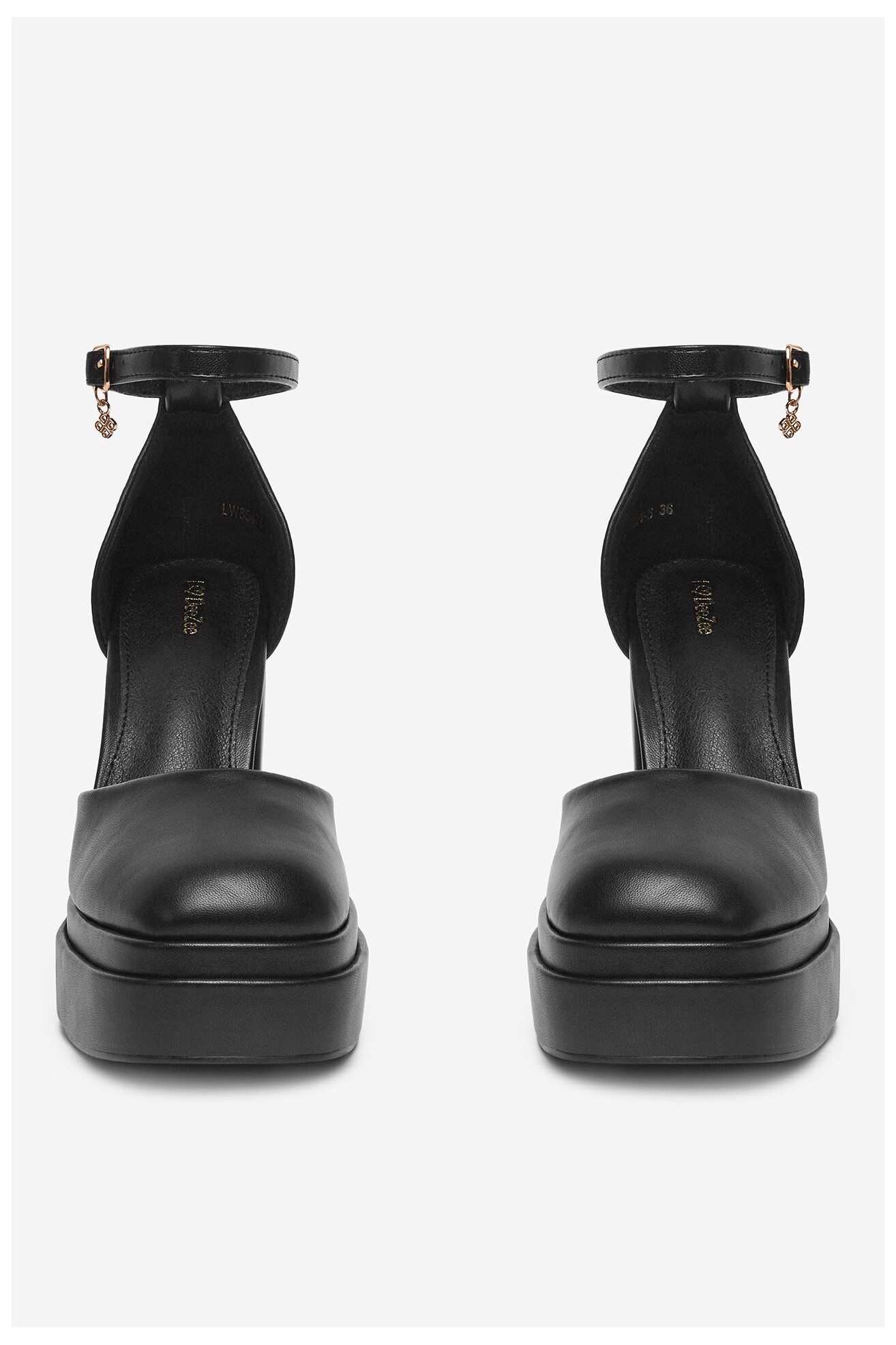 Czółenka DeeZee LW85478-6 Czarny