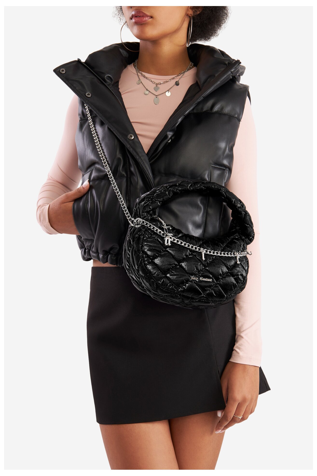 Дамска чанта Juicy Couture BIJXT8664WIP ЧЕРЕН