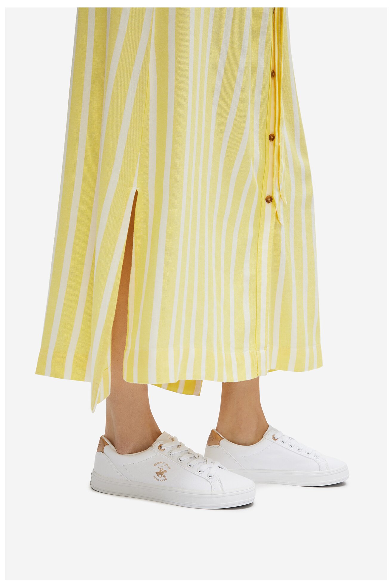 Vászoncipő Beverly Hills Polo Club V12-839 FEHÉR