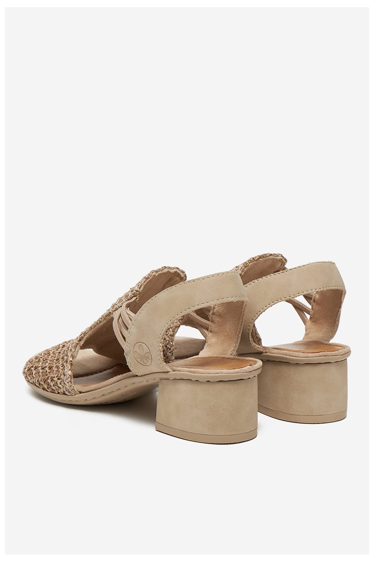 Sandały Rieker 64962-60 Beżowy ciemny