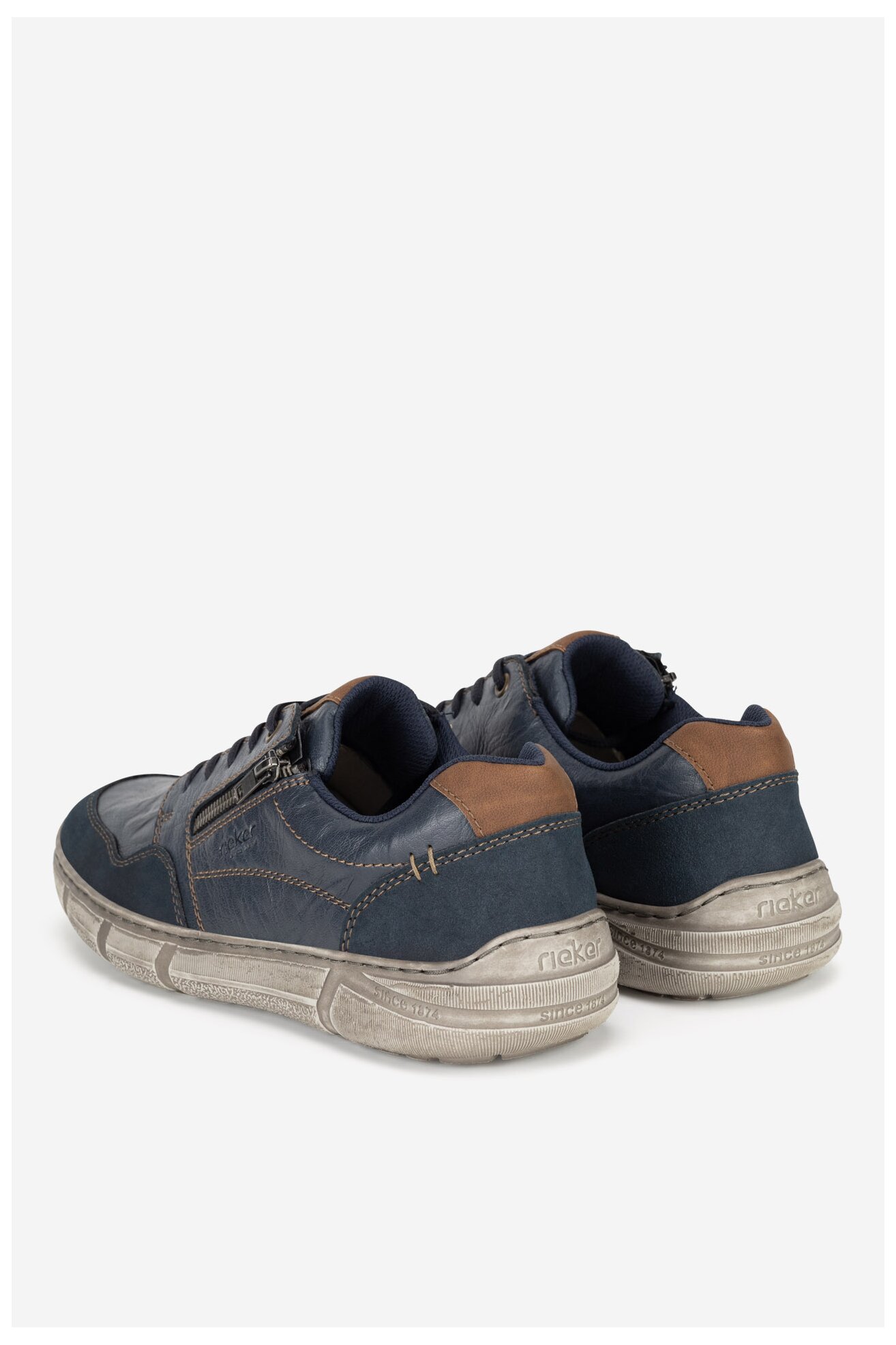 Półbuty Rieker 04003-16 Granatowy