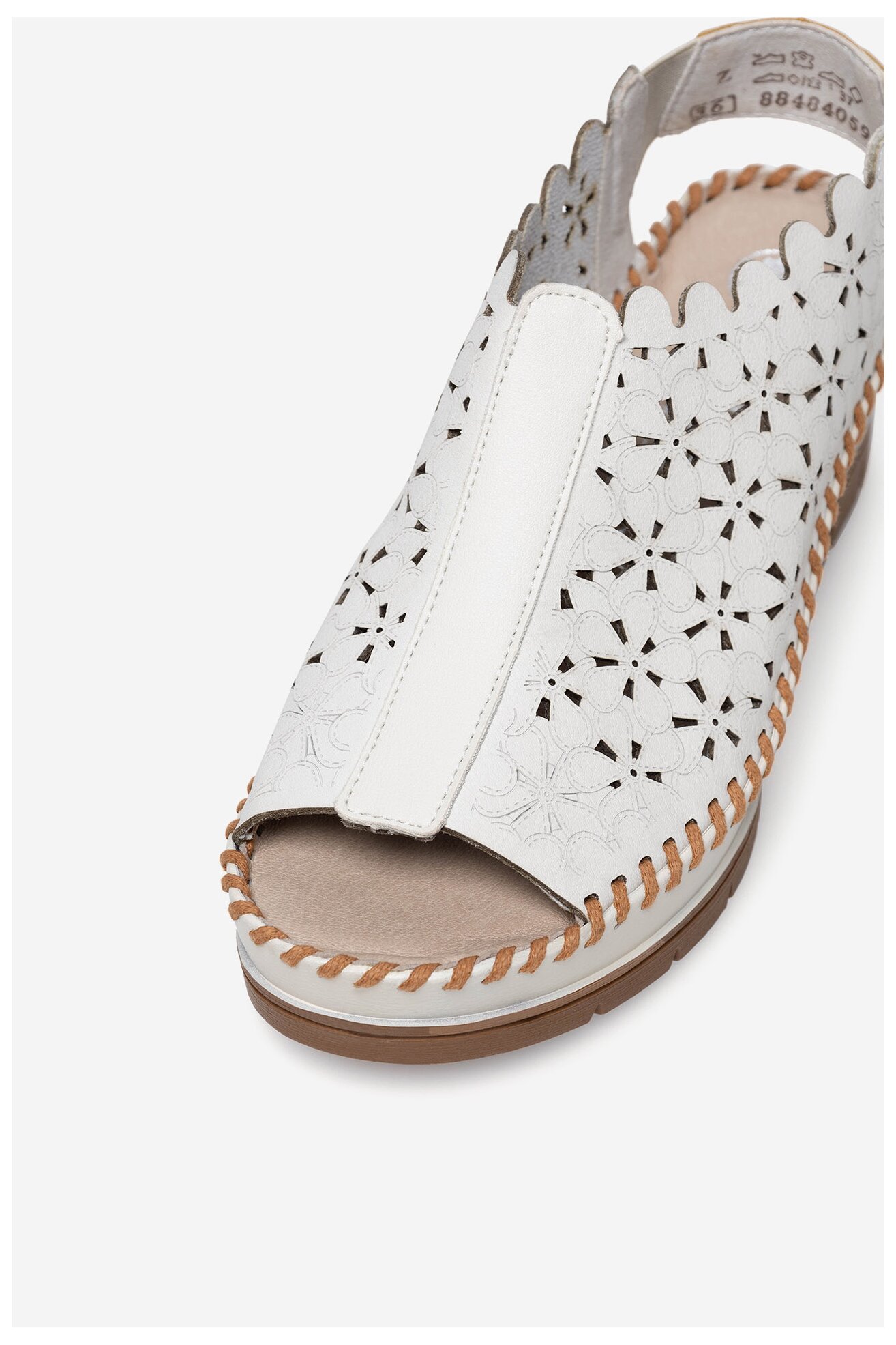 Szandál Rieker 60355-80 FEHÉR