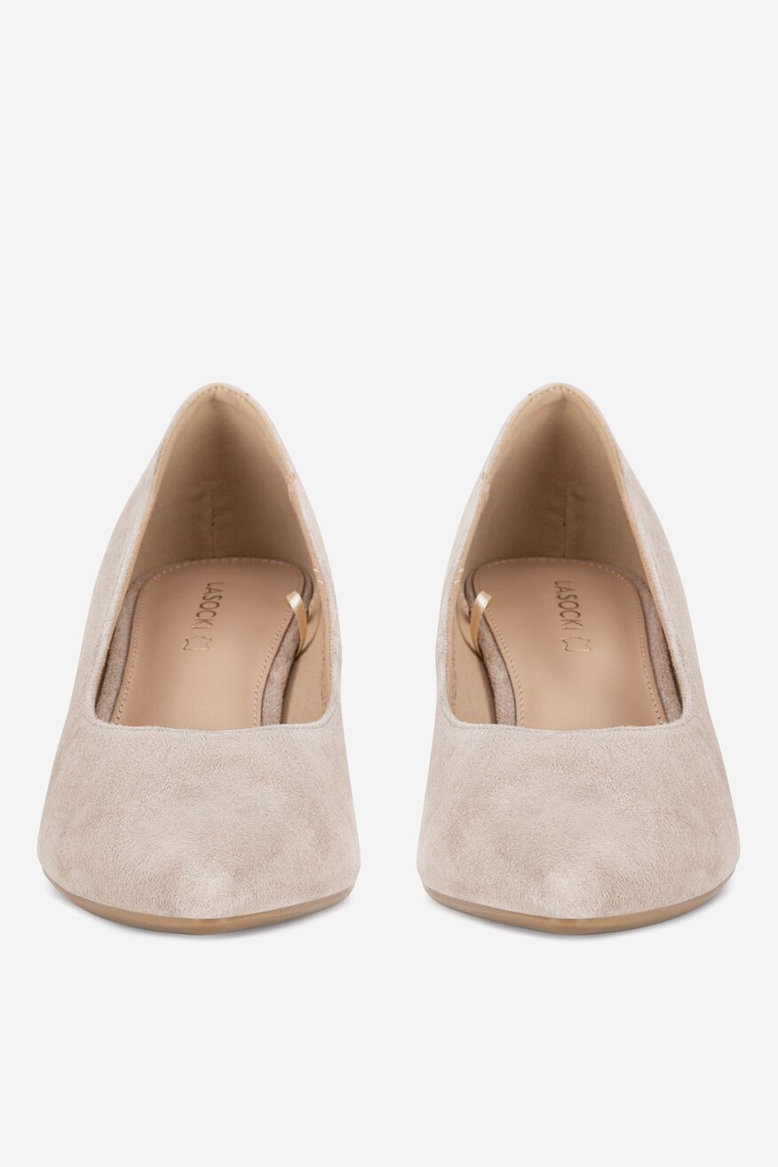 Lasocki - Czółenka zamszowe - 5903419946042