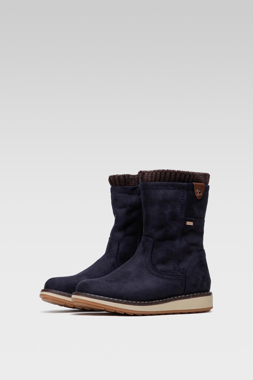 
                Tom Tailor - Kozaki granatowe z suwakiem - 5904248090524