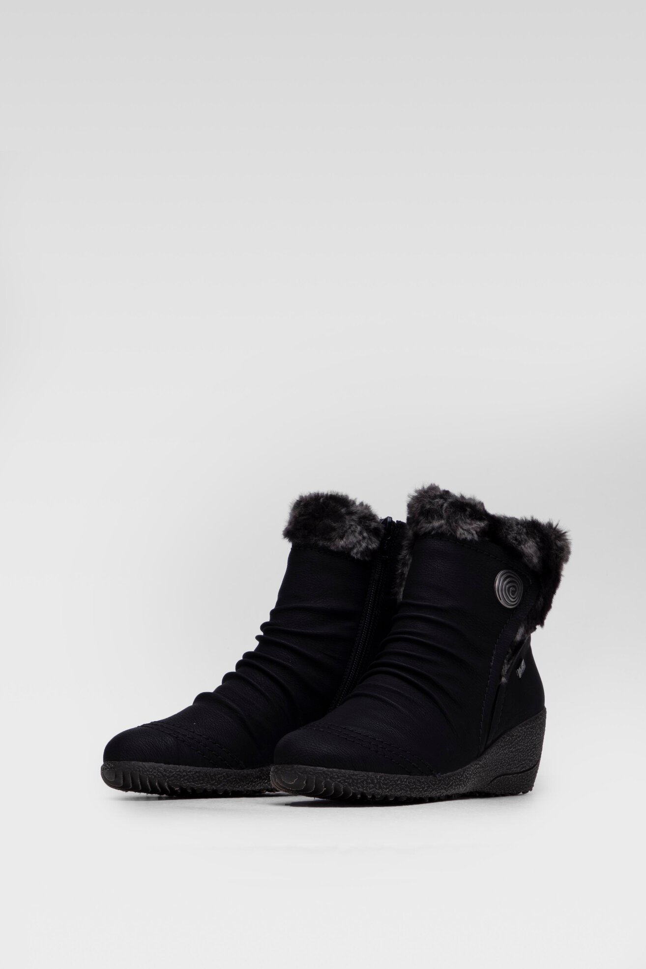 Botki Rieker Y0363-01 Czarny