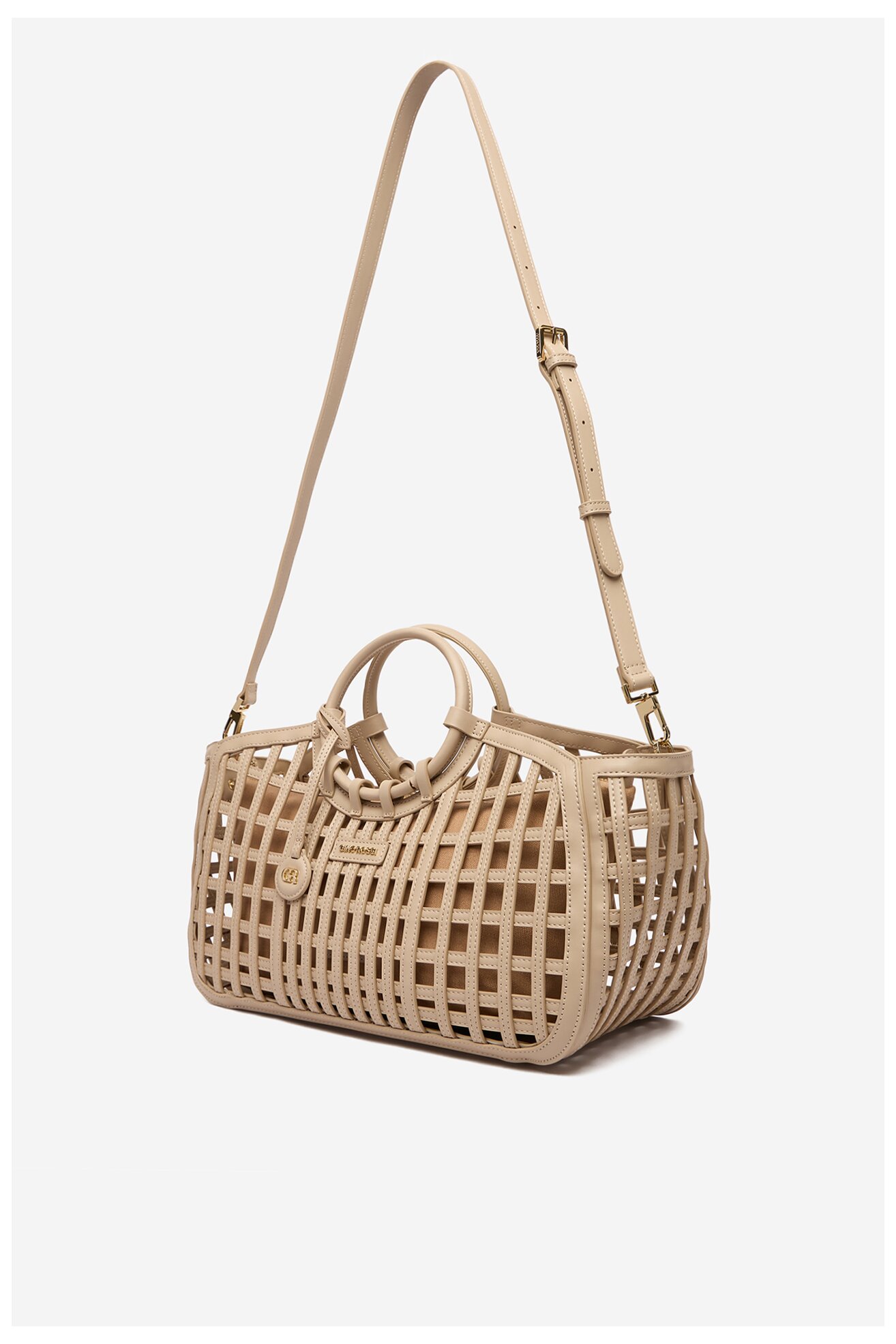 Сумка З Ремінцем Gino Rossi EO-LDA9109 БЕЖЕВИЙ