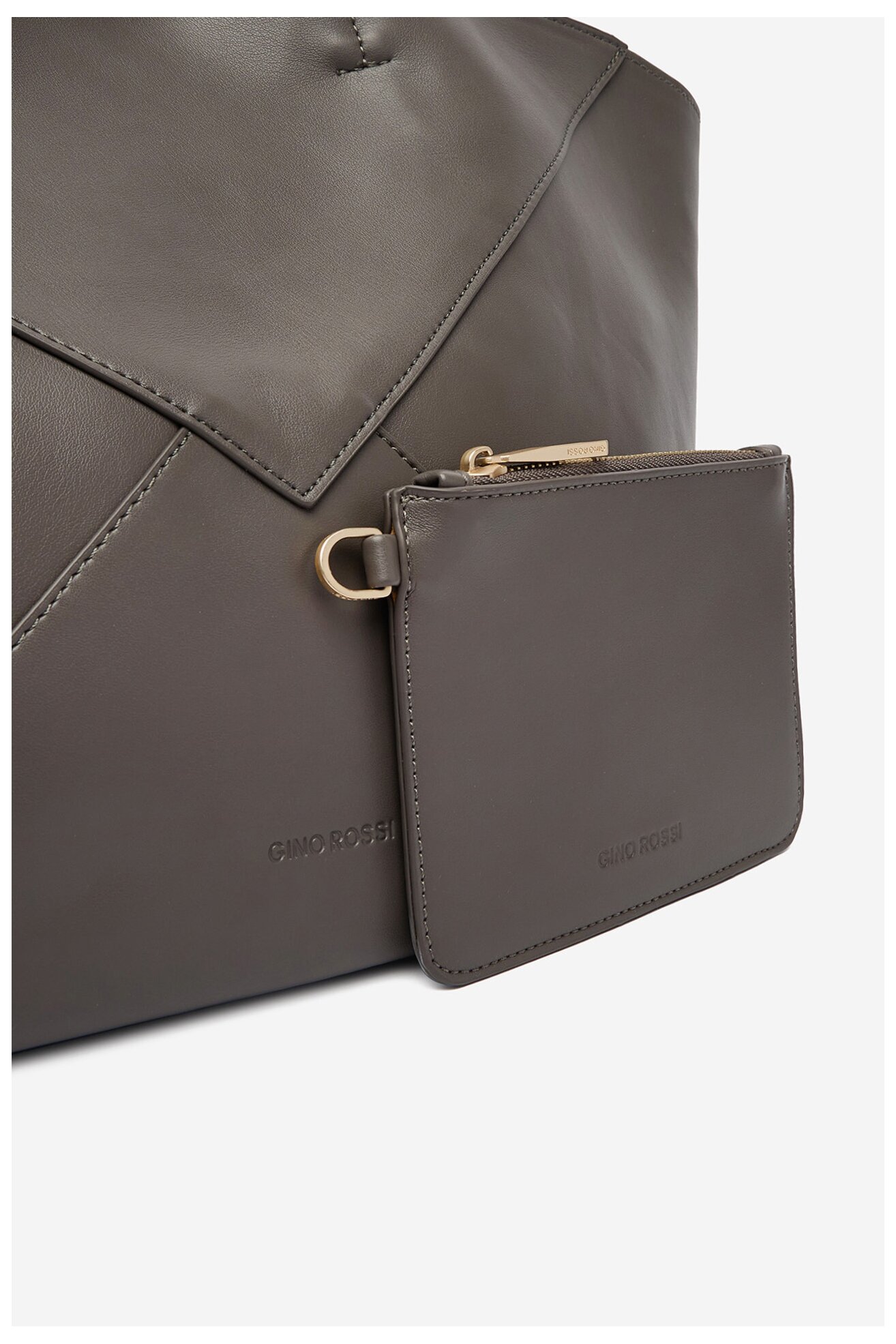 Сумка З Ремінцем Gino Rossi C-LDA7826 СІРИЙ
