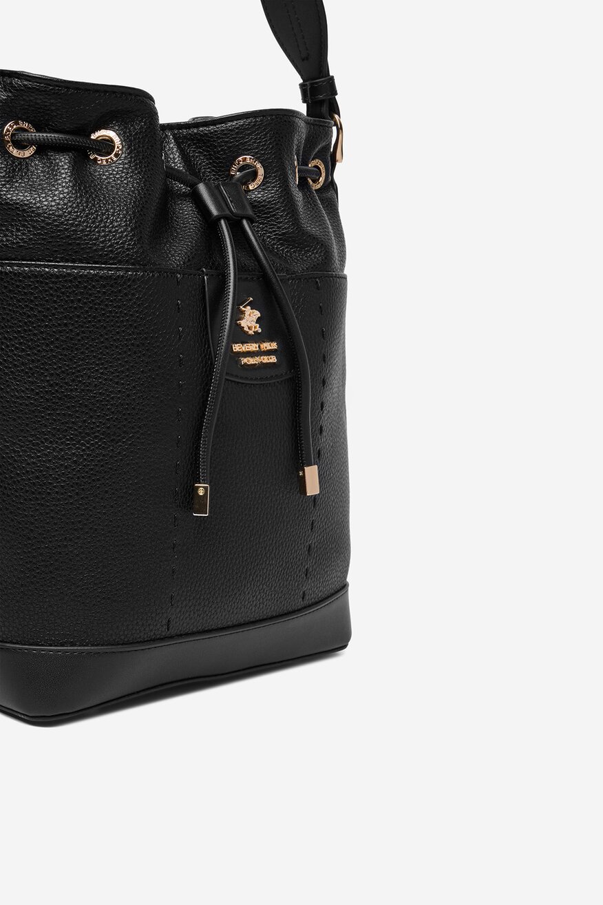 
                Дамска чанта Beverly Hills Polo Club ЧЕРЕН - 5906751598290