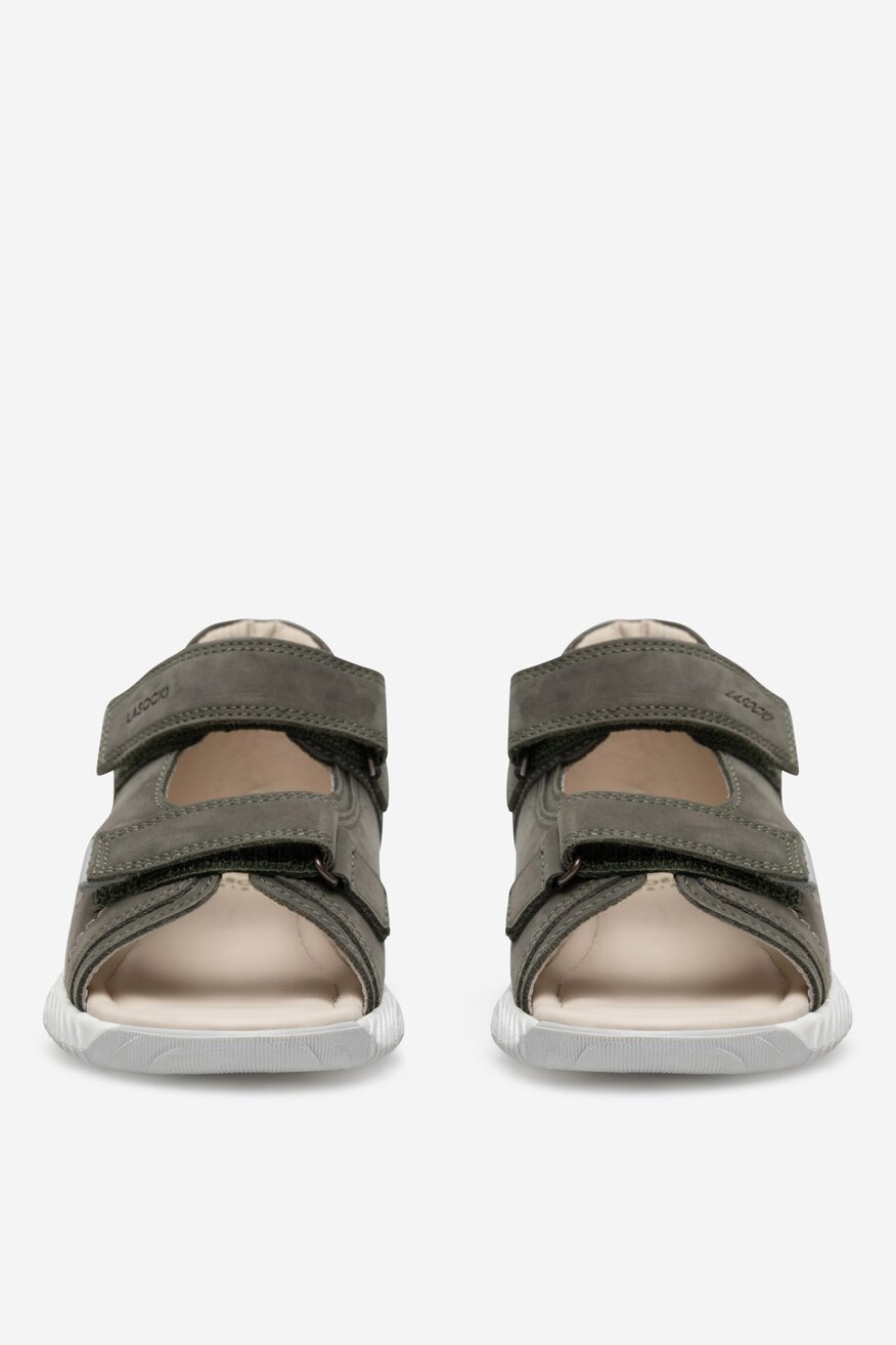 Lasocki Kids - Sandały skórzane na rzepy - 5905588582564