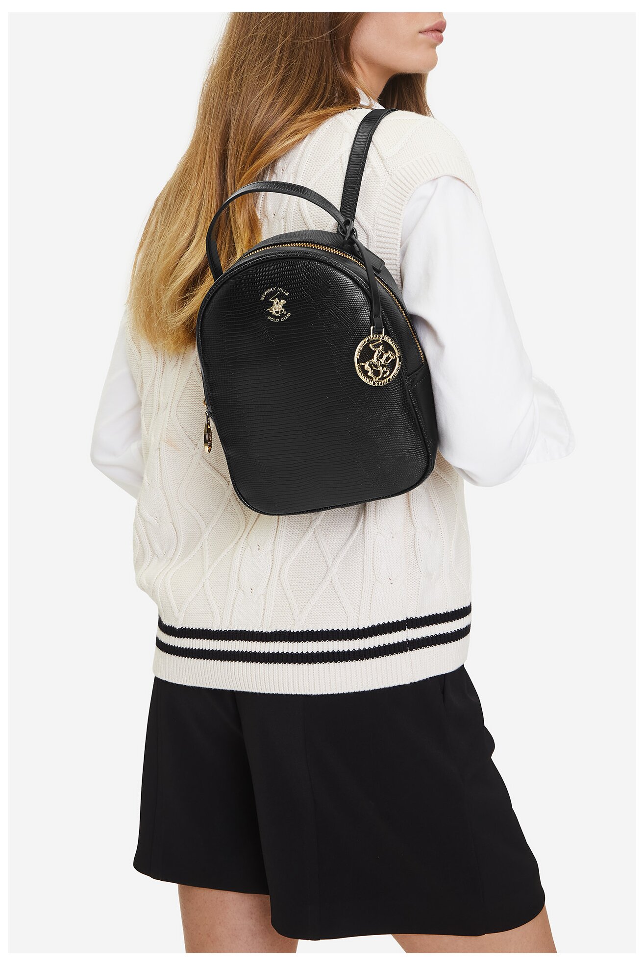 Plecak Beverly Hills Polo Club BHPC-W-06-A23 Czarny