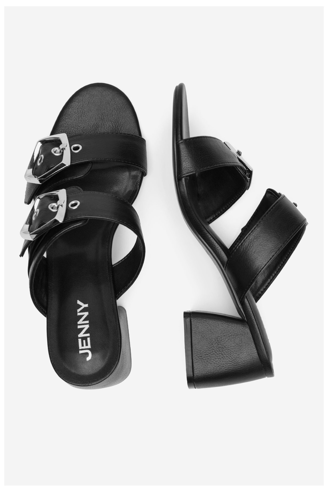 Klapki Jenny CD24022-1 Czarny