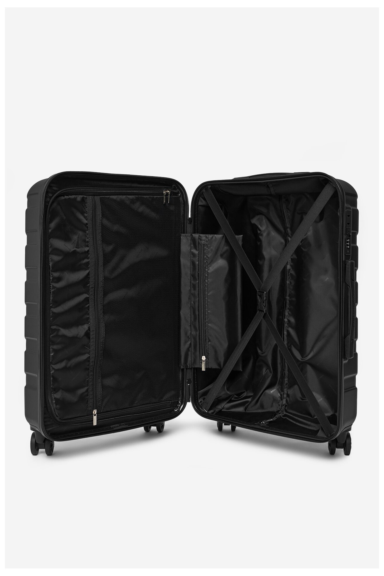 Walizka Gino Rossi GIN-M-001-05-BLACK Czarny