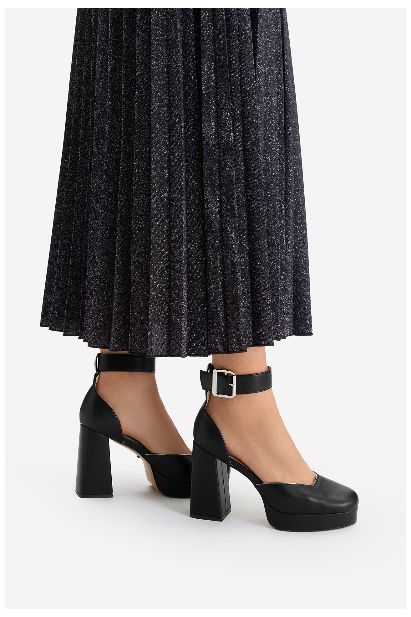 Czółenka DeeZee CEO-CD25-178-1 Czarny