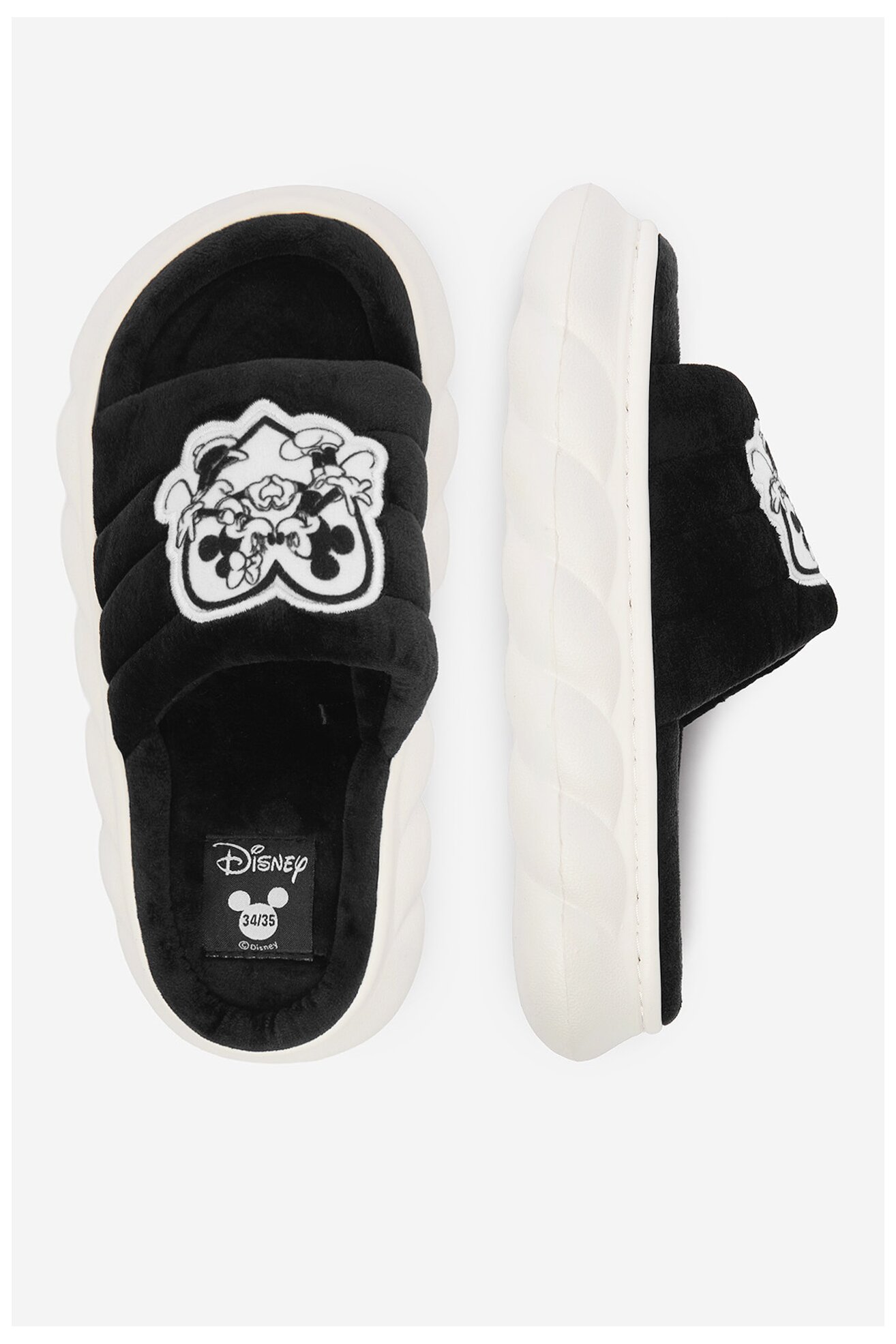 Kapcie Mickey&Friends AW24-112DSTC Czarny