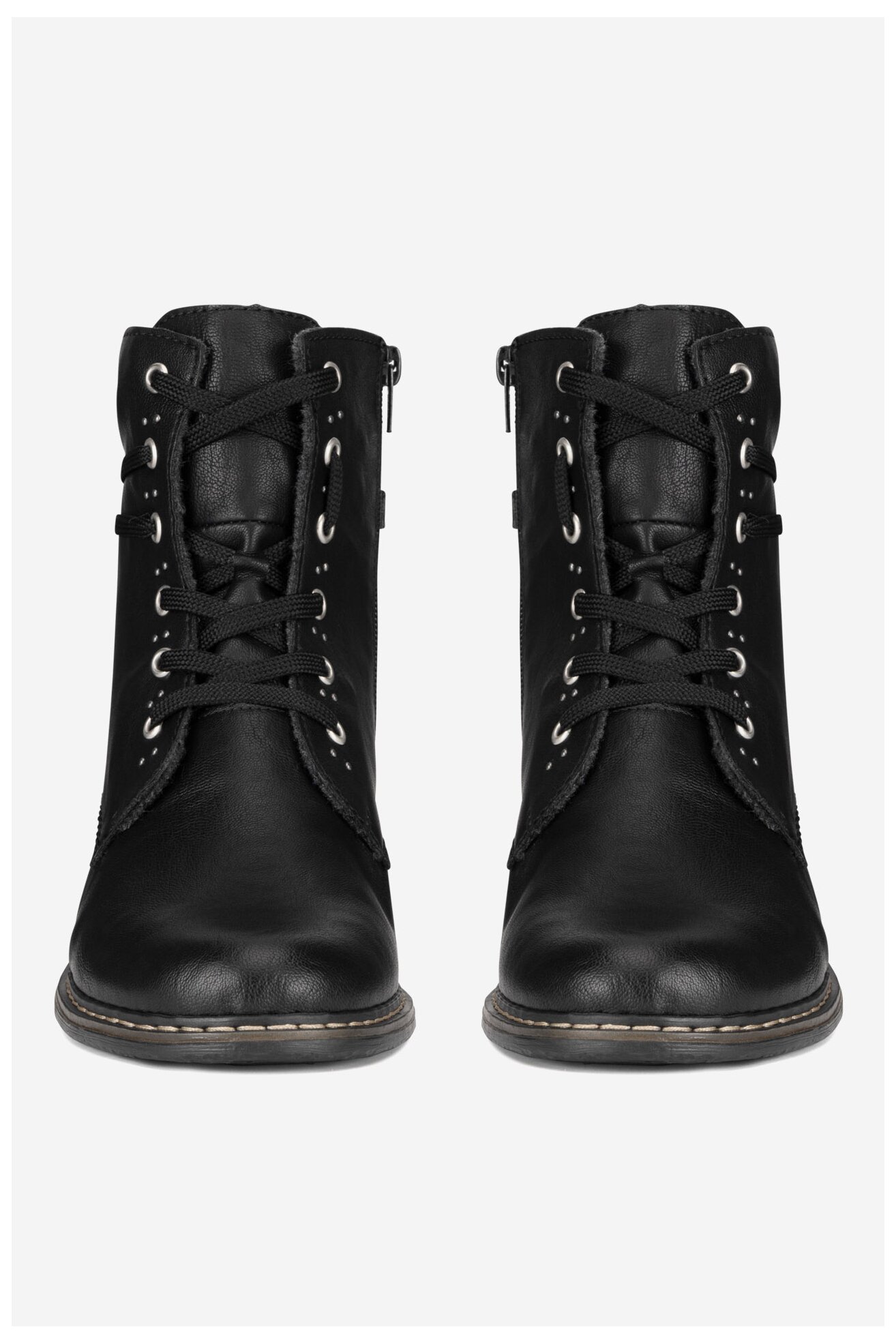 Csizma Rieker 71218-00 FEKETE