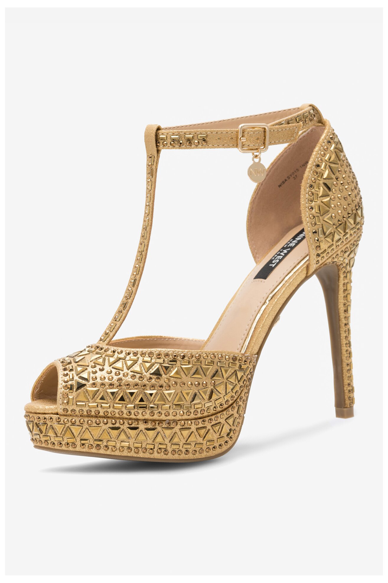 Сандали NINE WEST NISA SY015-1NW ЗЛАТИСТ
