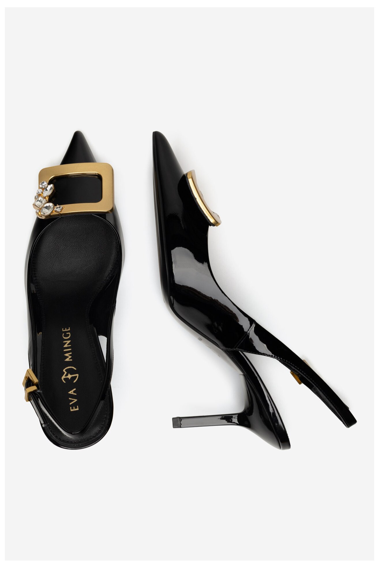 Körömcipő EVA MINGE SUN-V1560-48 FEKETE