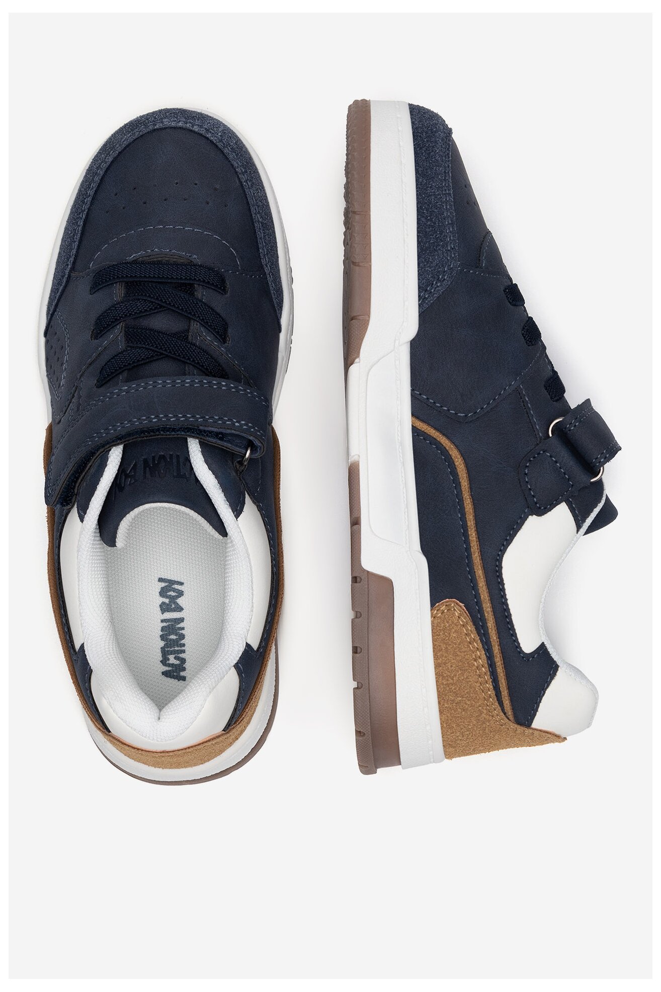 Sneakers Action Boy AVO-340-014-1 Granatowy