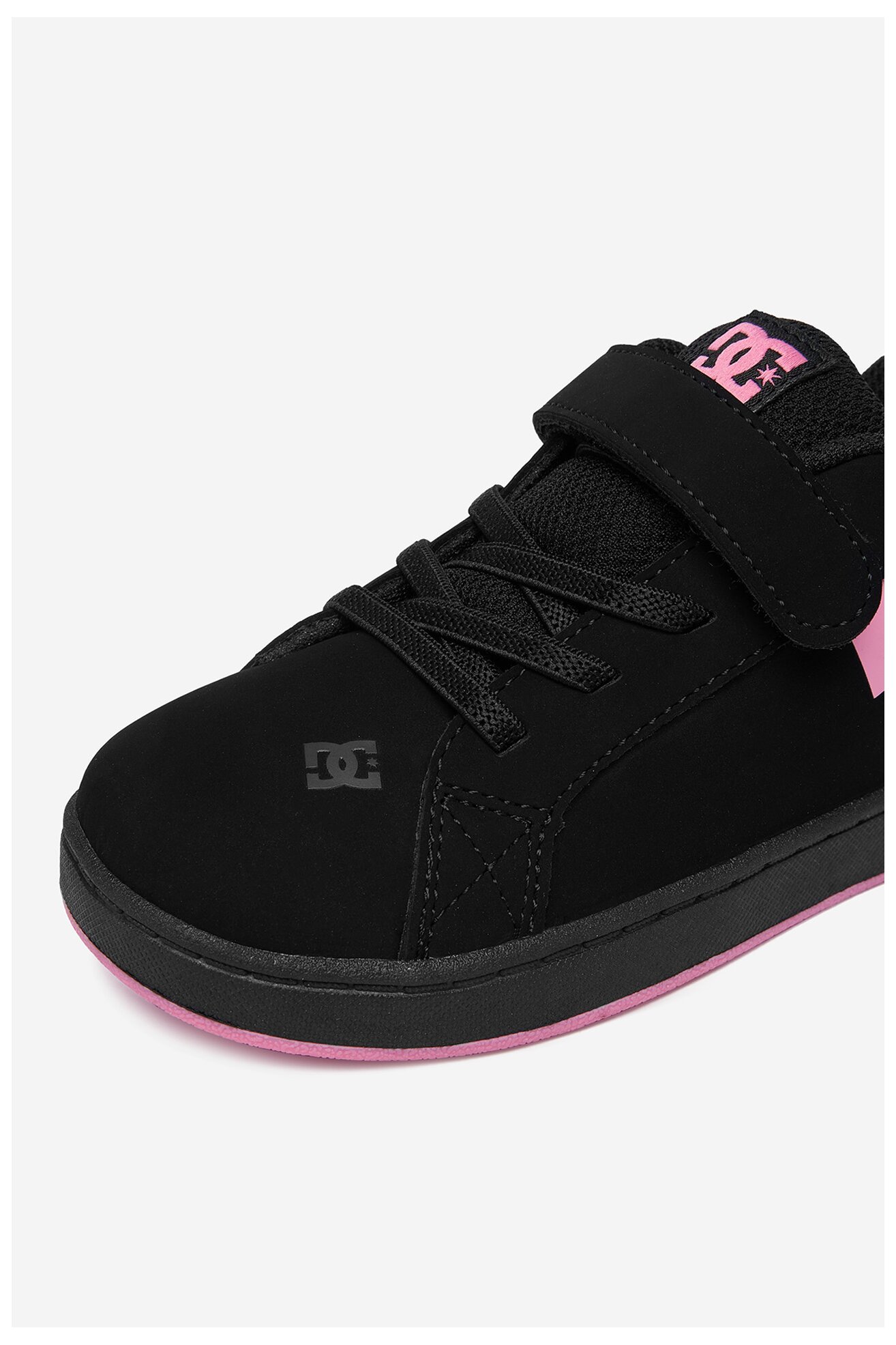 Obuwie sportowe DC Shoes EO-COURT GRAFFIK ELASTIC TODDLER DC02547003 Czarny