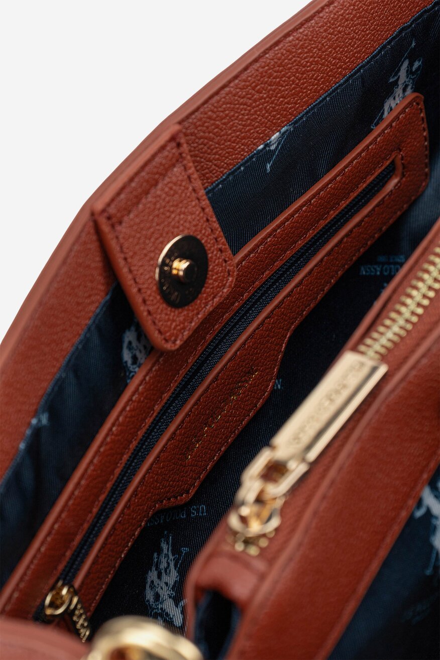 
                Дамска чанта U.S. POLO ASSN. МЕДЕНОЧЕРВЕН - 5905588981008