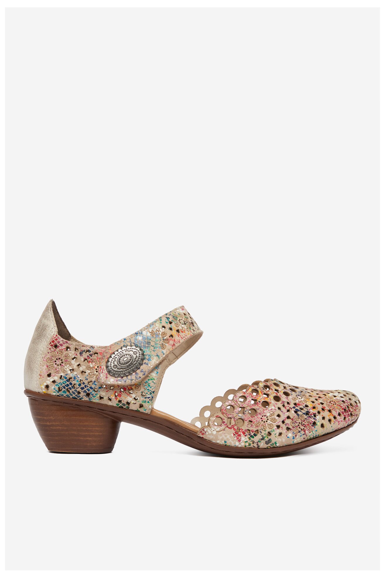 Czółenka Rieker CEO-43753-91 MIX