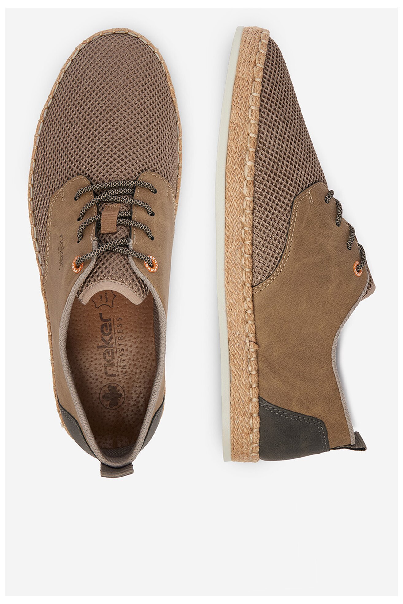 Espadryle Rieker CEO-B2648-64 Beżowy