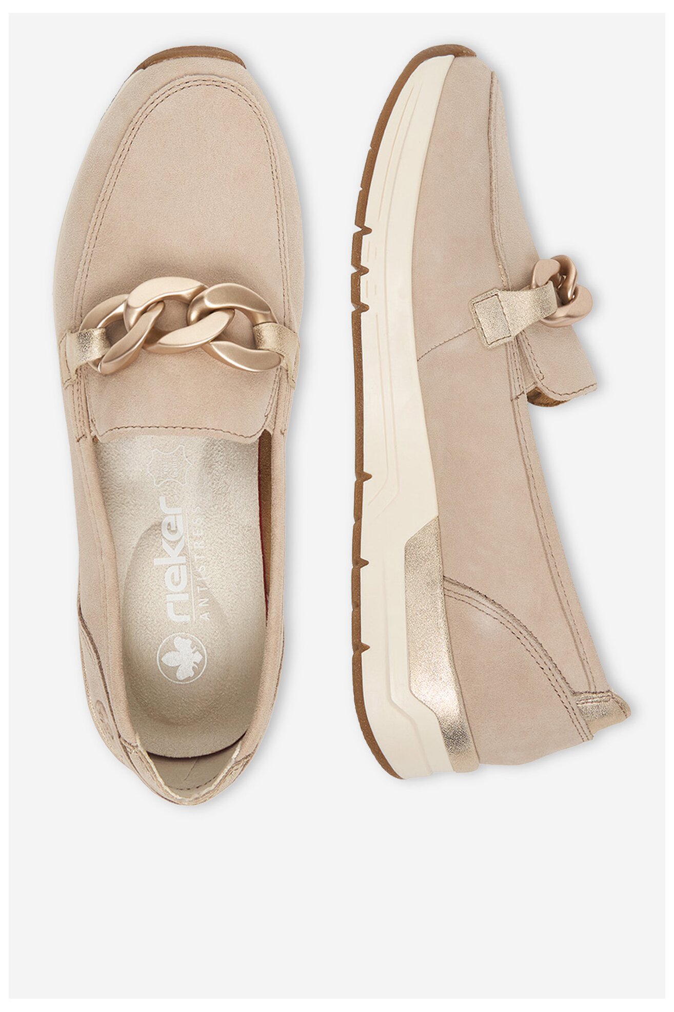 Мокасини Rieker CEO-58944-60 СВЕТЛОБЕЖОВ