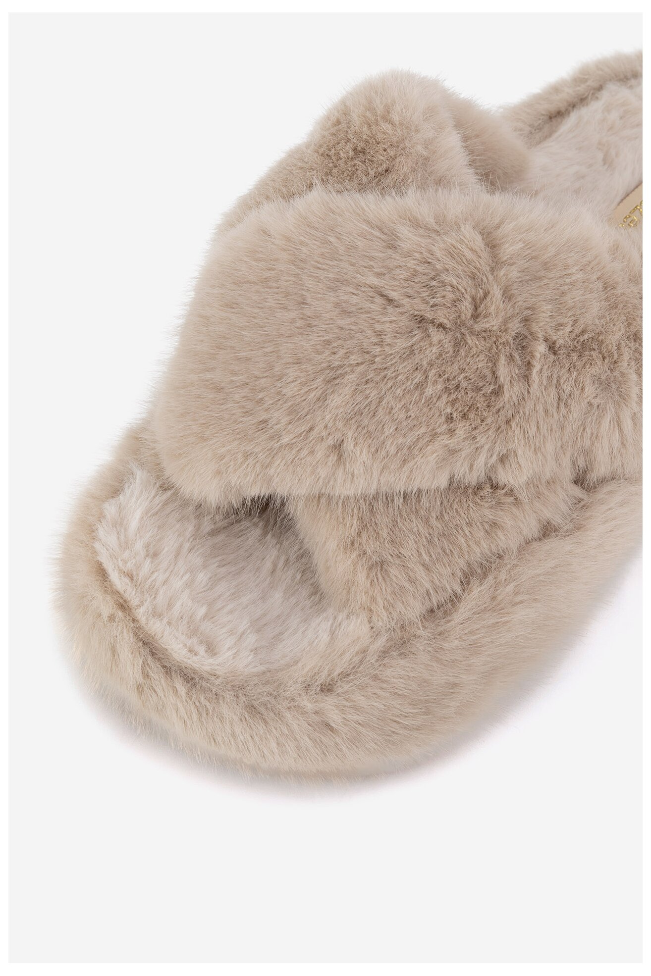 Kapcie DeeZee P4194523 Beżowy ciemny