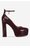 Lodičky NINE WEST WFA3040-1 BORDÓ