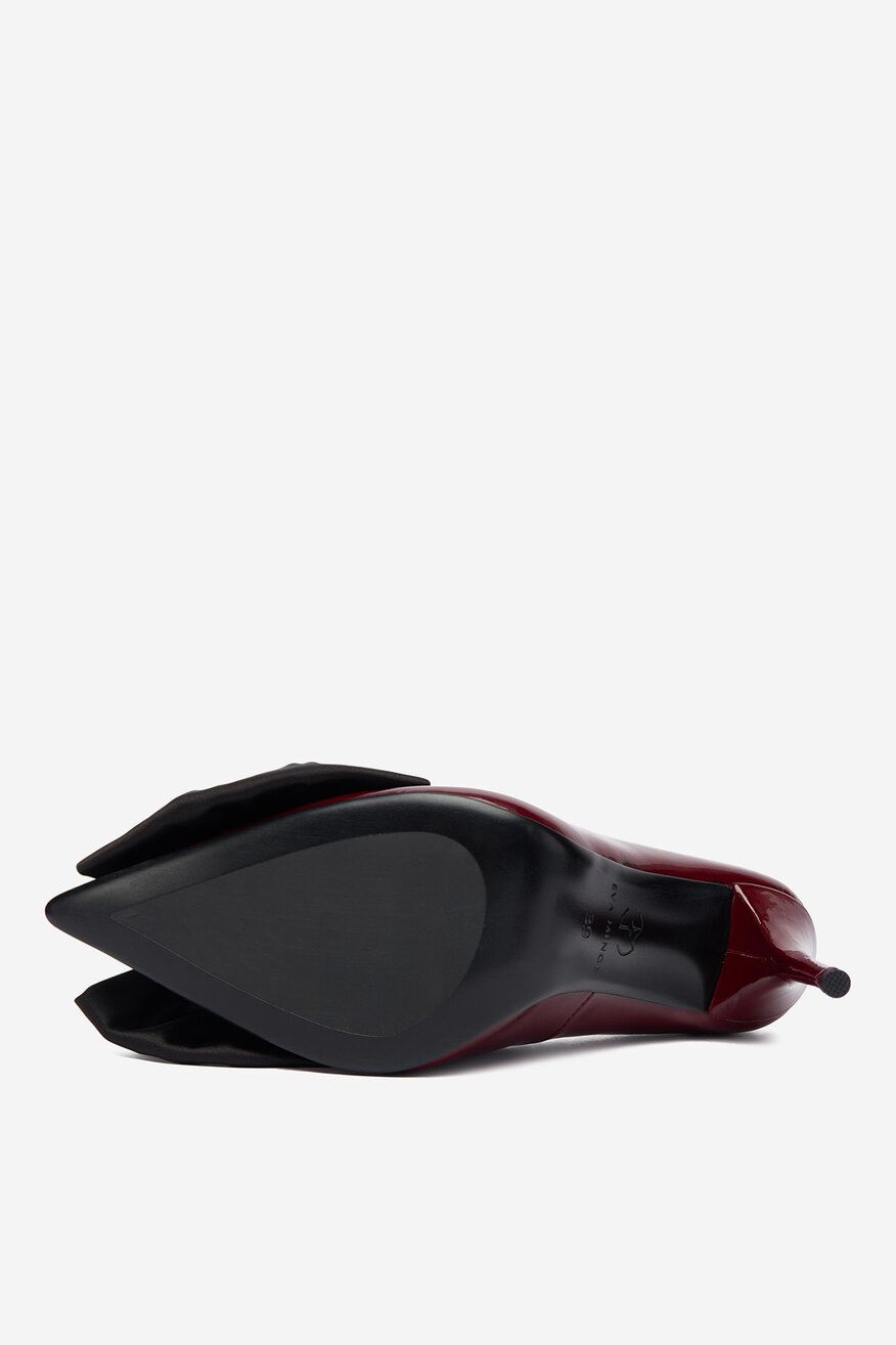 
                Туфлі-Човники EVA MINGE БОРДОВИЙ - 5906751283172