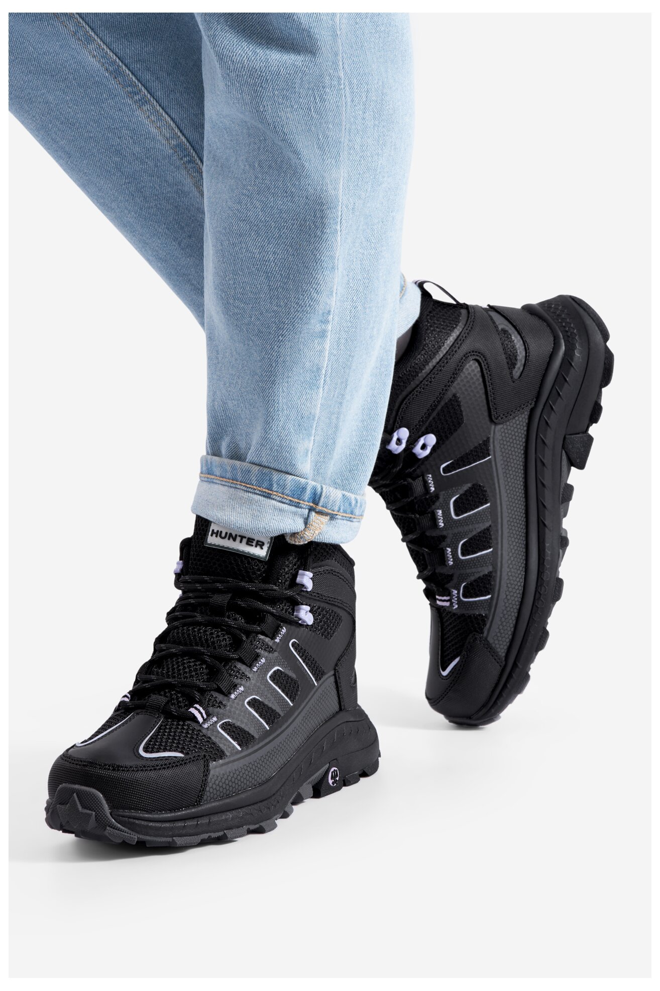 Încălțăminte de trekking HUNTER PEAK REVIVE RT MIDWP NEGRU