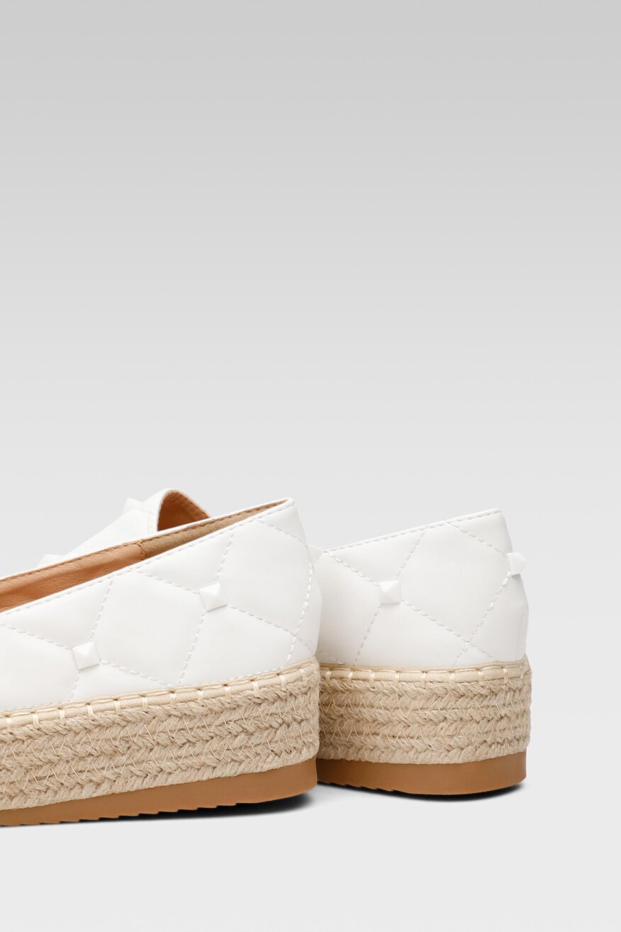 
                        Espadryle DeeZee HIGH SUN WS020610-01 Biały - 5904862621050