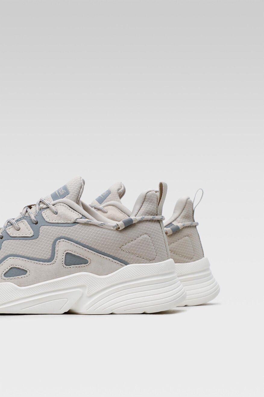 Sprandi - Obuwie sportowe beżowe sznurowane - 5904248774967