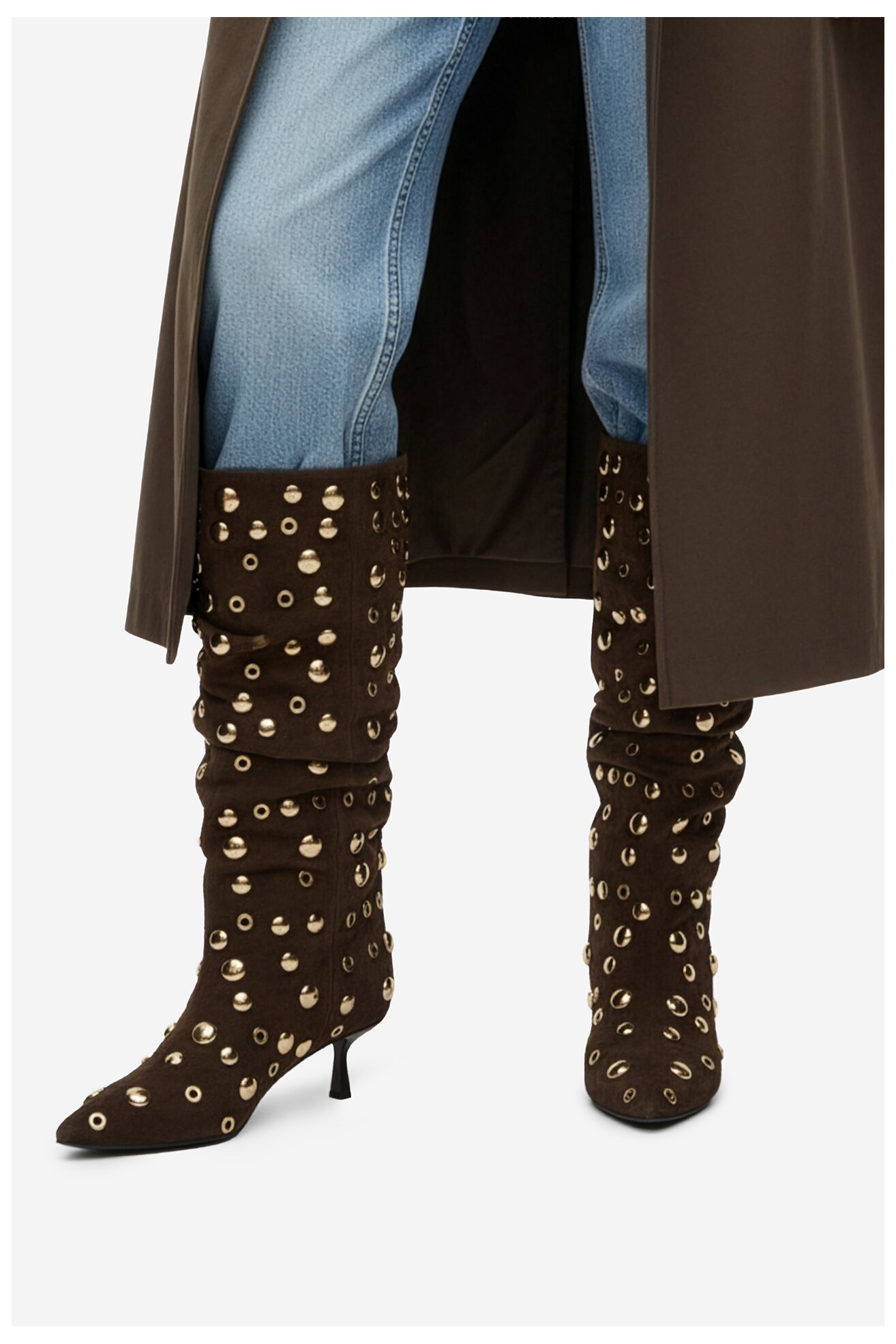 Ботильйони EVA MINGE EO-TESS-2117-05 КОРИЧНЕВИЙ