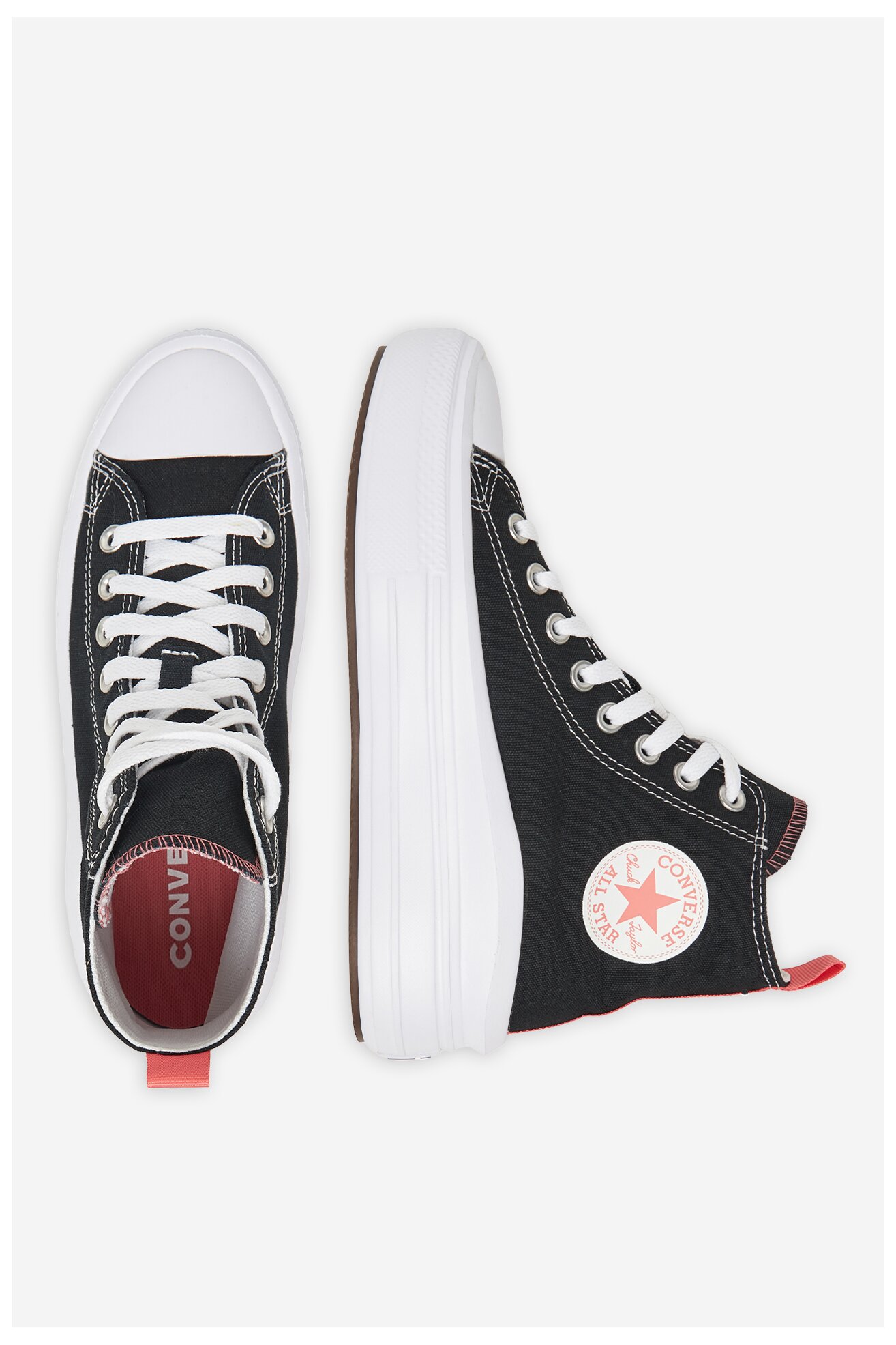 Vászoncipő Converse CHUCK TAYLOR ALL STAR MOVE PLATFORM 271716C FEKETE