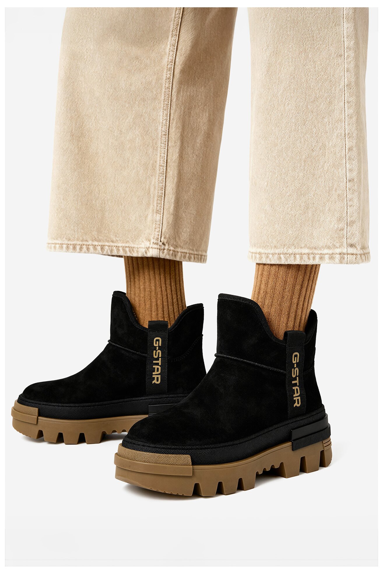 Kratke čizme G-STAR RAW CEO-WI16-PATTRICK-02 CRNA