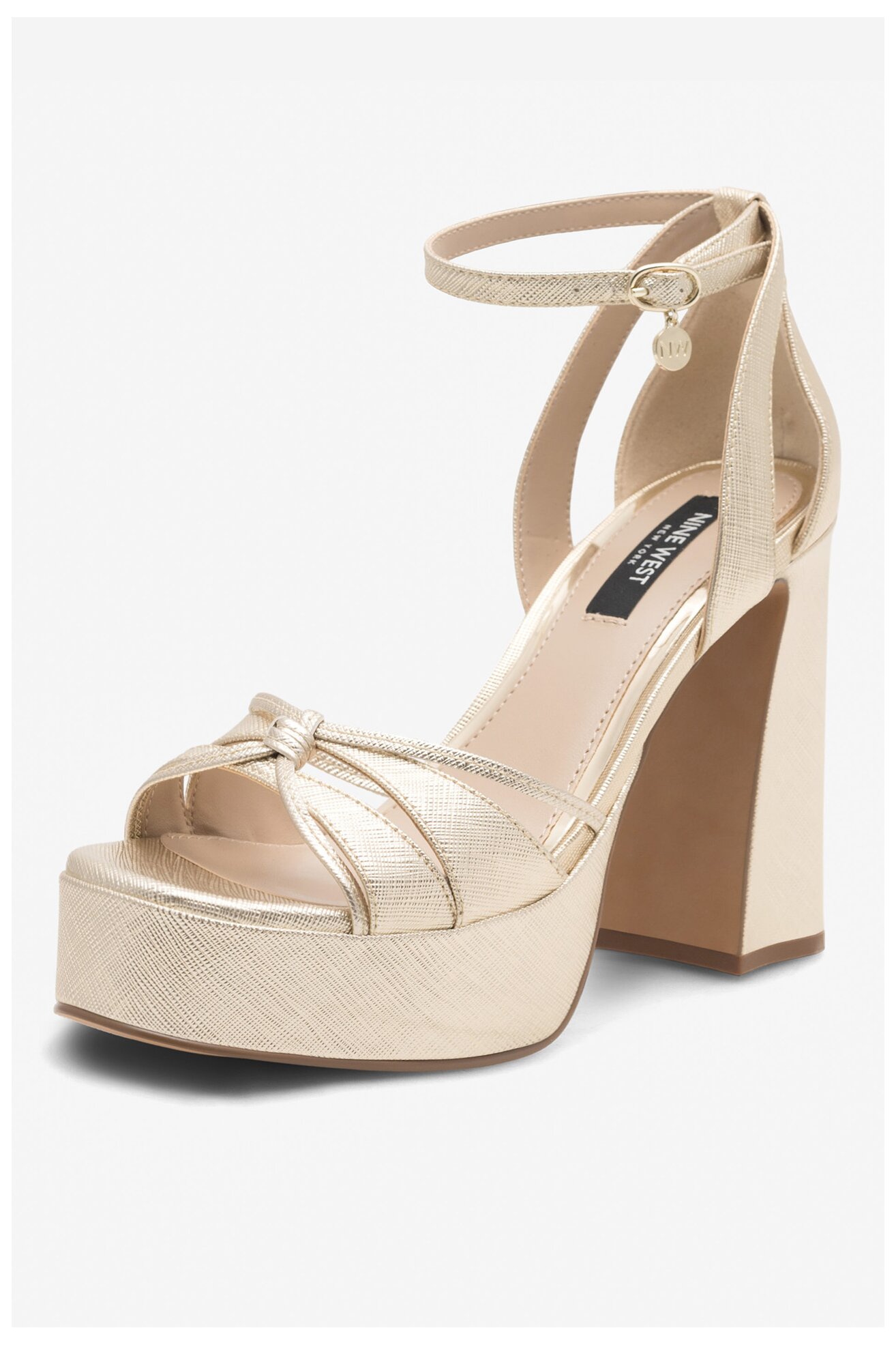 Sandały NINE WEST AAHIDA ZL23002CC Złoty