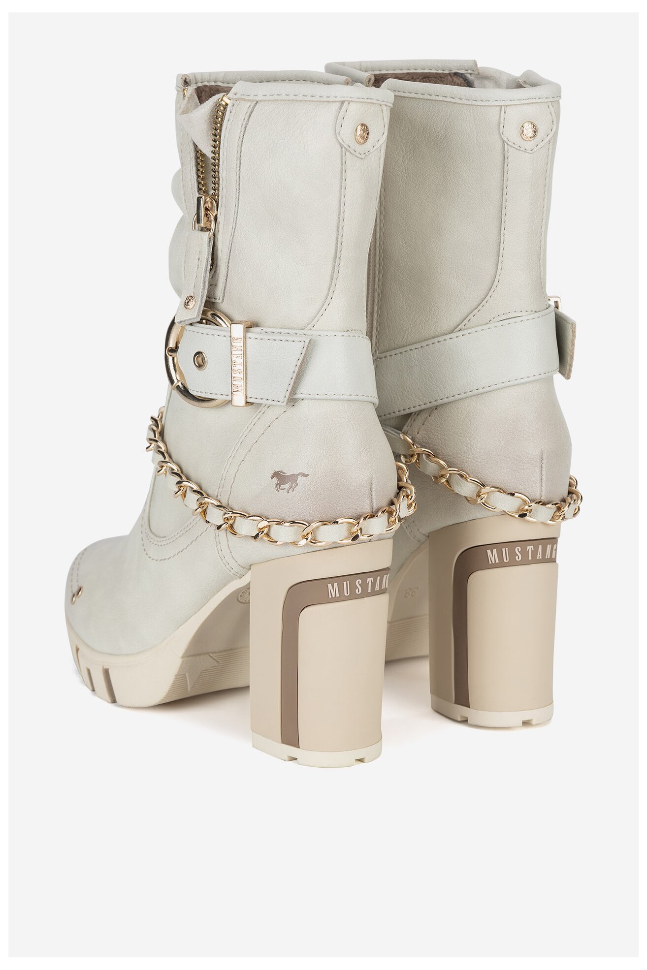 Csizma Mustang 1363-505 FEHÉR