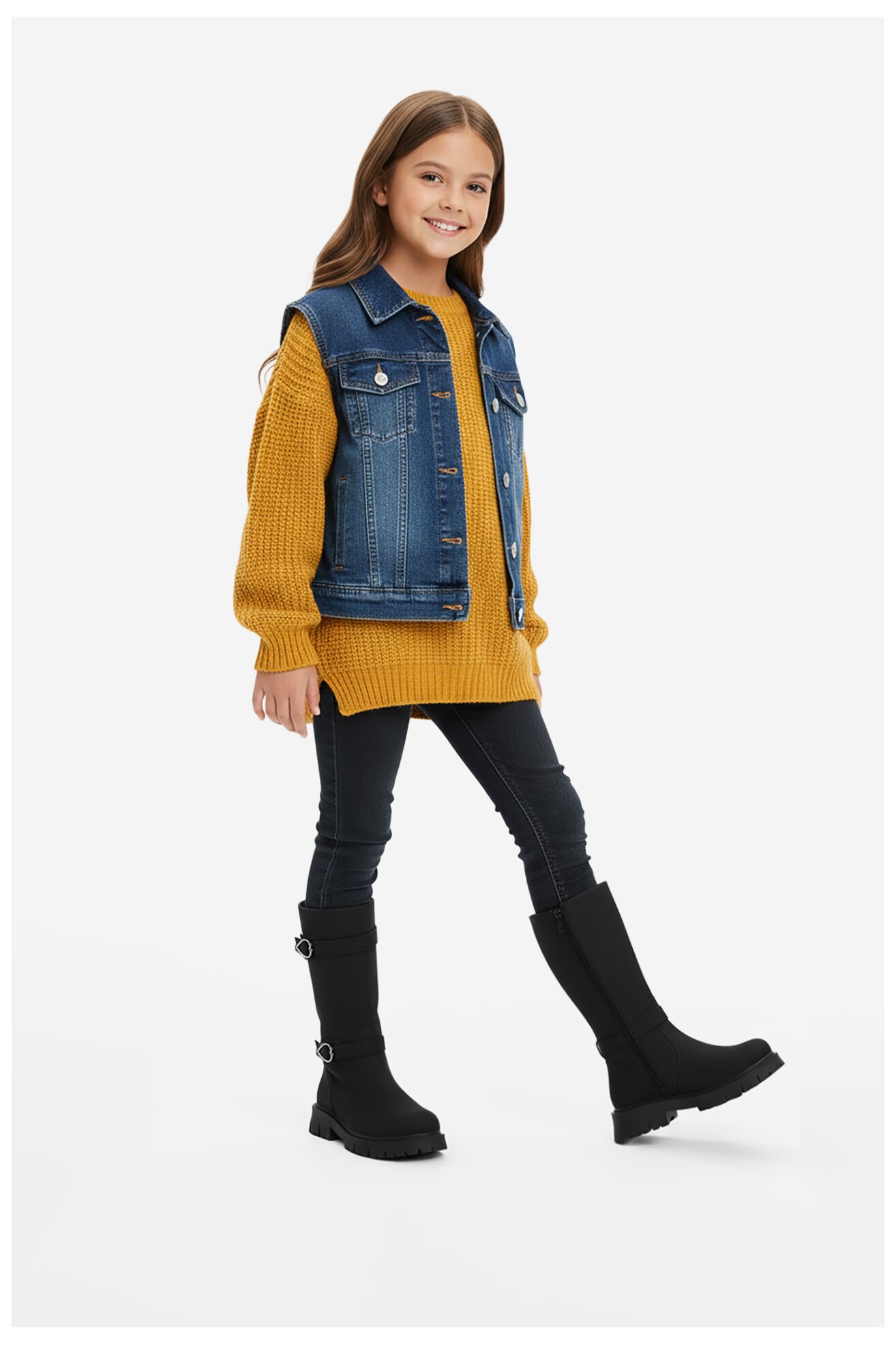 Kozaki DeeZee CEO-CS5907-18 Czarny