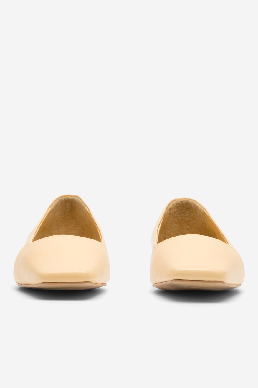 SIMPLE - Skórzane baleriny - 5904862753225