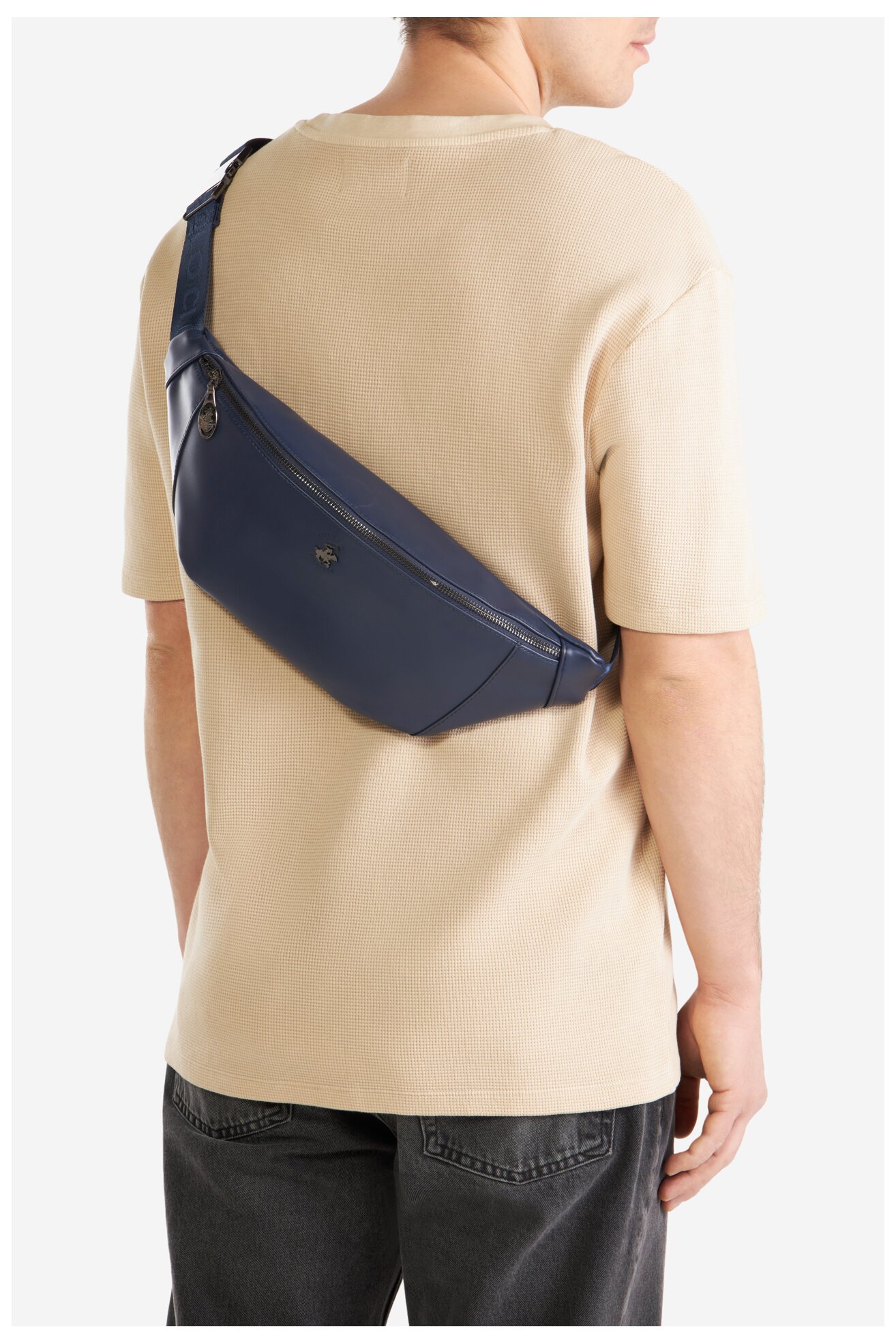 Мъжка чанта Beverly Hills Polo Club BHPC-L-017-07 КОБАЛТОВО СИНЬО