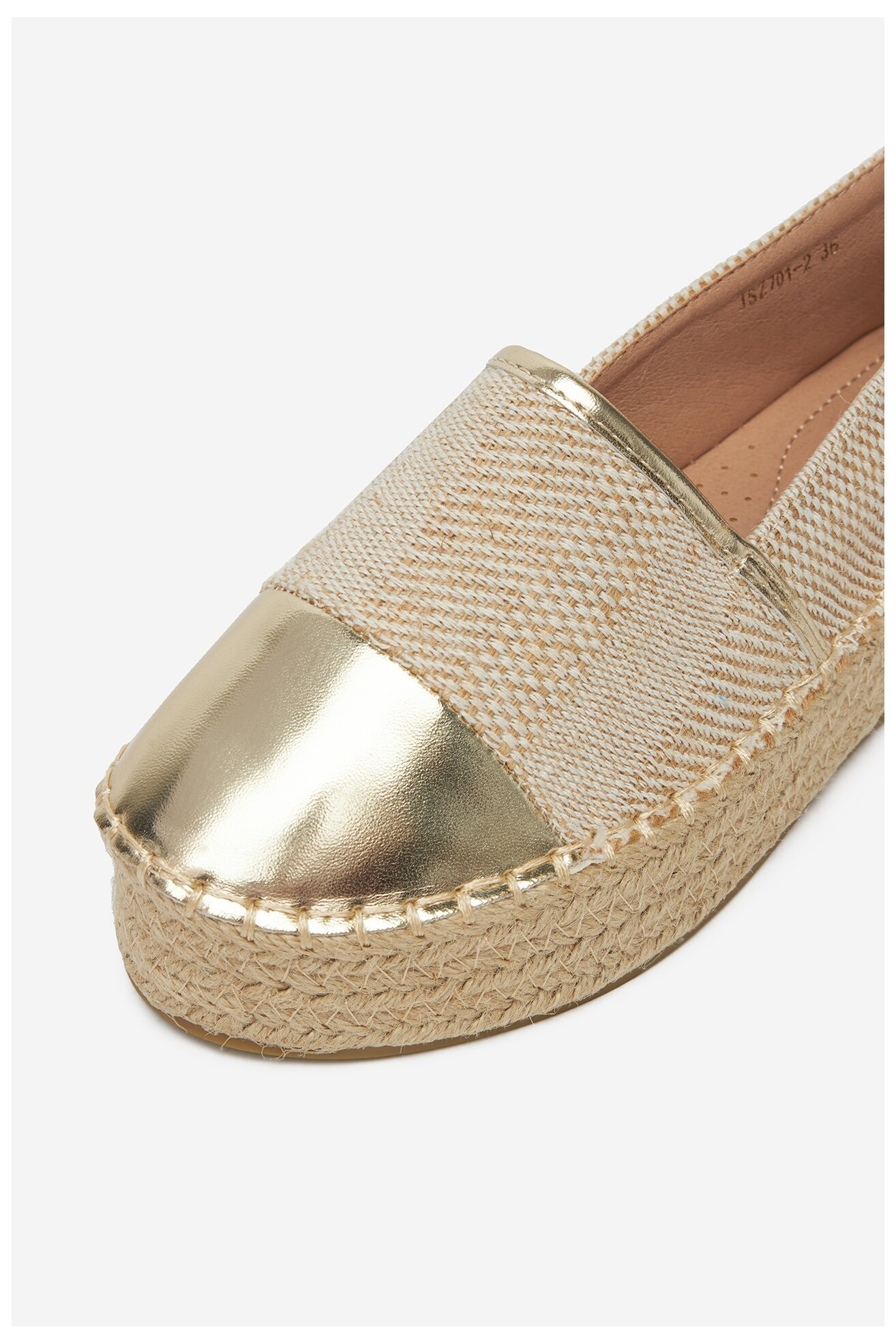 Espadryle DeeZee JSZ701-2 Złoty