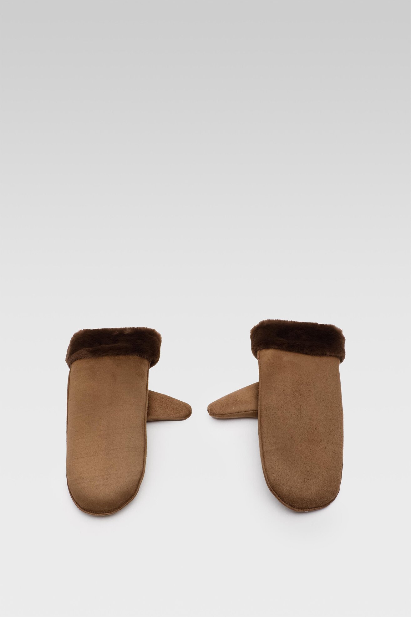 Rękawiczki damskie DeeZee 9W6-001-AW22 Brązowy