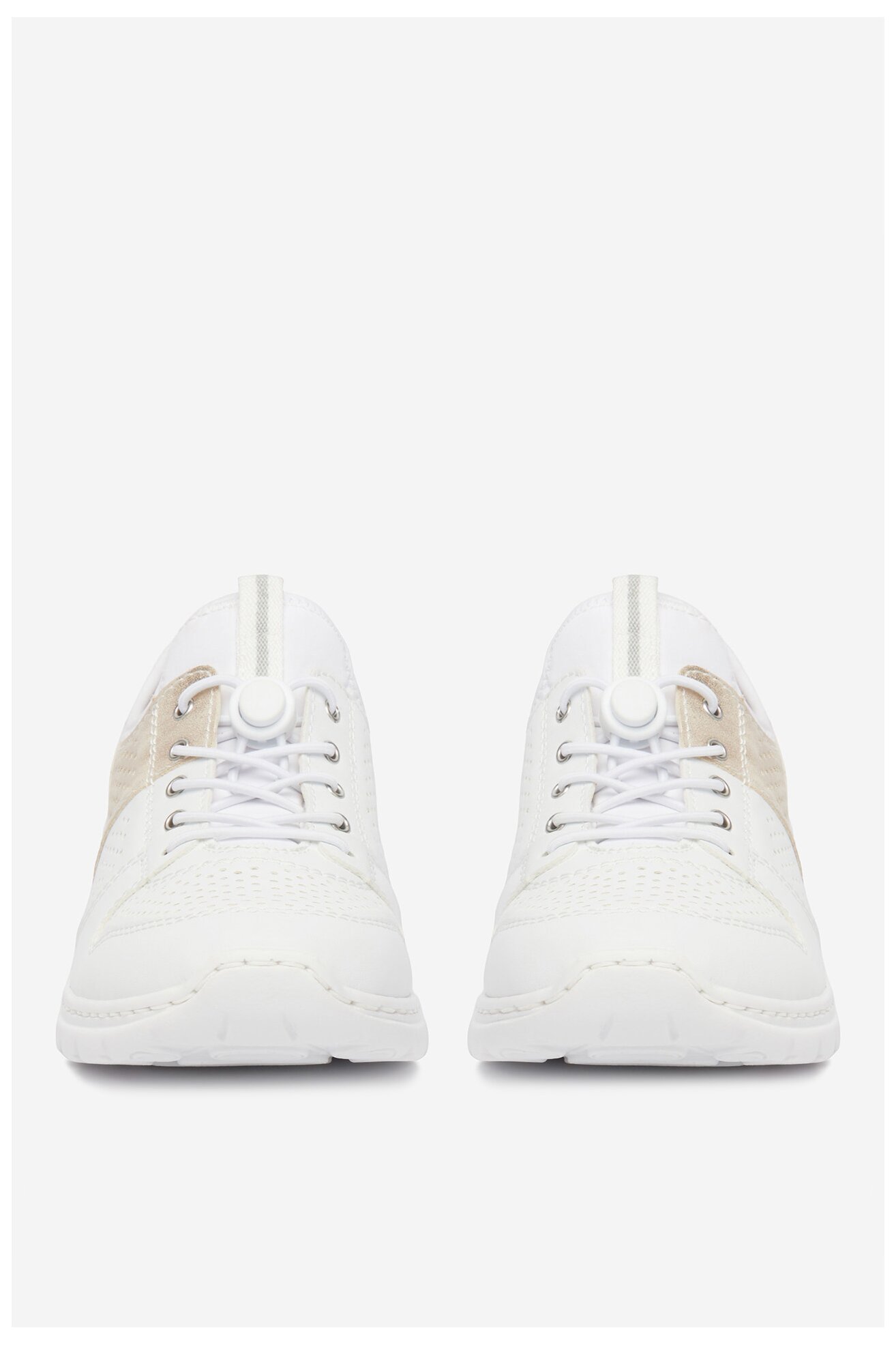 Półbuty Rieker CEO-L3254-80 Biały